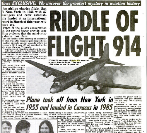 Is flight 914 real ?
