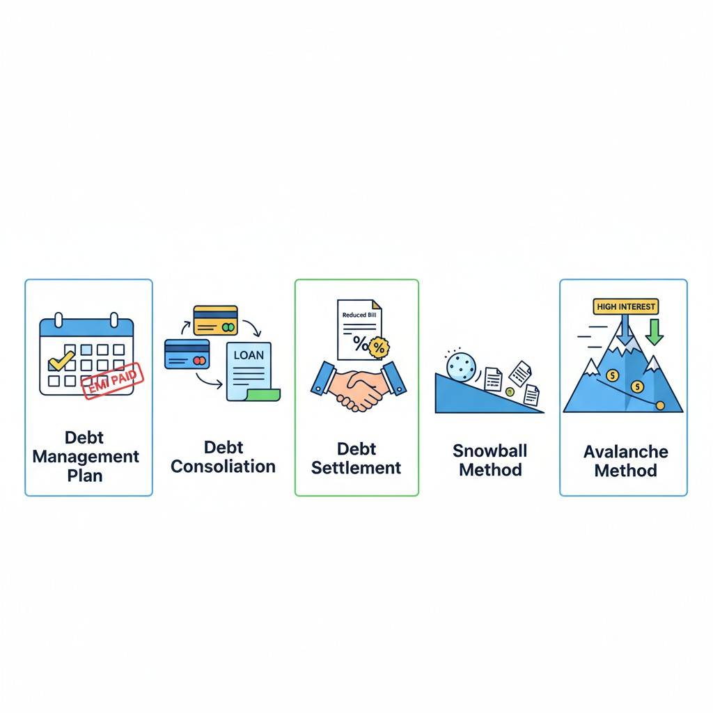types of debt management