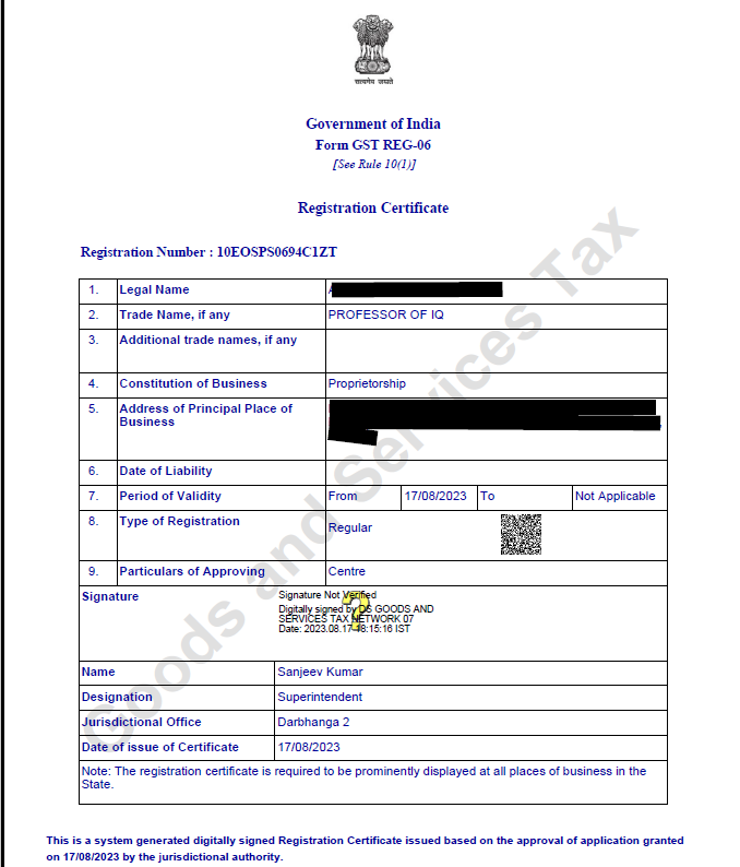 What is GST Registration Cancellation?
