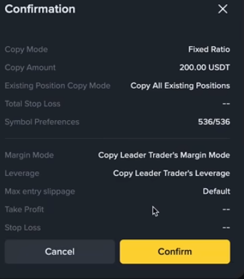 binance copy trading